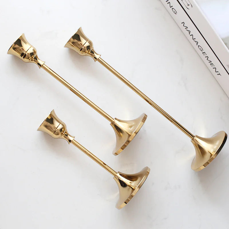 Classic Gold Antique Candle Holder