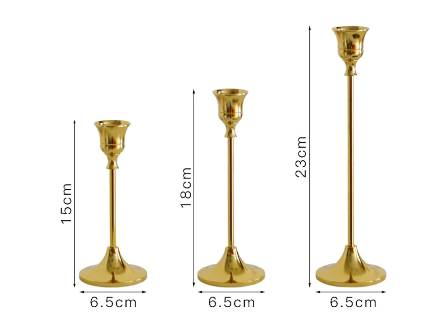 Classic Gold Antique Candle Holder